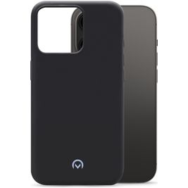 Mobilize Rubber Gelly iPhone 14 Pro Hoesje Flexibel TPU Backcover - Matt Black