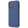 Mobigear Rubber Touch iPhone 12 Siliconen Hoesje Backcover - Marineblauw