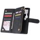 Mobigear Zipper Samsung Galaxy Note 10 Lite Hoesje Bookcase Portemonnee - Zwart