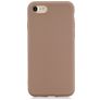Mobigear Colors iPhone SE (2020) Hoesje Flexibel TPU Backcover - Bruin