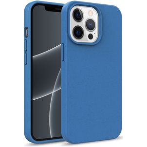 Mobigear Bio iPhone 13 Hoesje Eco Friendly Backcover - Blauw