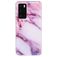 Mobigear Marble Huawei P40 Hoesje Flexibel TPU Backcover - Paars