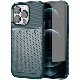 Mobigear Groove iPhone 13 Pro Max Hoesje Flexibel TPU Backcover - Groen