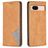 Mobigear Rhombus Slim Google Pixel 8a Hoesje Bookcase - Cognac