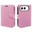 Mobigear Classic iPhone Duo Hoesje Bookcase Portemonnee - Roze