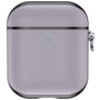 Valenta Snap Apple AirPods 1 Hoesje Echt Leer - Paars