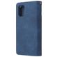 Mobigear Zipper Samsung Galaxy A71 Hoesje Bookcase Portemonnee - Blauw