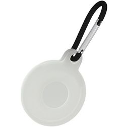 Mobigear Circle Key Apple AirTag Hoesje Flexibel TPU Sleutelhanger - Transparant