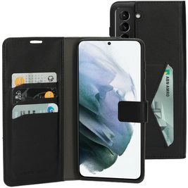 Mobiparts Classic Wallet Samsung Galaxy S21 Plus Hoesje Bookcase Portemonnee - Zwart