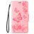 Mobigear Butterfly iPhone 8 Hoesje Bookcase Portemonnee - Roze