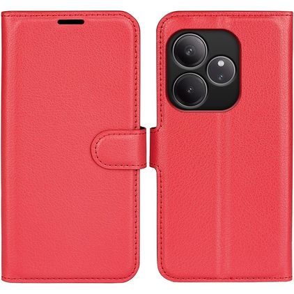 Mobigear Classic Realme GT 6 Hoesje Bookcase Portemonnee - Magenta