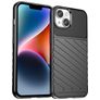 Mobigear Groove iPhone 15 Hoesje Flexibel TPU Backcover - Zwart