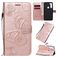 Mobigear Butterfly Motorola Moto G8 Power Hoesje Bookcase Portemonnee - Roségoud