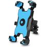 Mobigear PushHold Telefoonhouder Fiets Fietsstuur Bevestiging Klem Universeel - Blauw