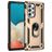 Mobigear Armor Ring Samsung Galaxy A53 Hoesje Hardcase Backcover Shockproof met Ringhouder - Goud