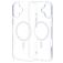 Mobiparts Hardcover Doorzichtig iPhone 16 Plus MagSafe Hoesje Hardcase Backcover - Transparant