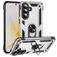 Mobigear Armor ring Samsung Galaxy A57 Hoesje Hardcase Backcover Shockproof met Ringhouder - Zilver