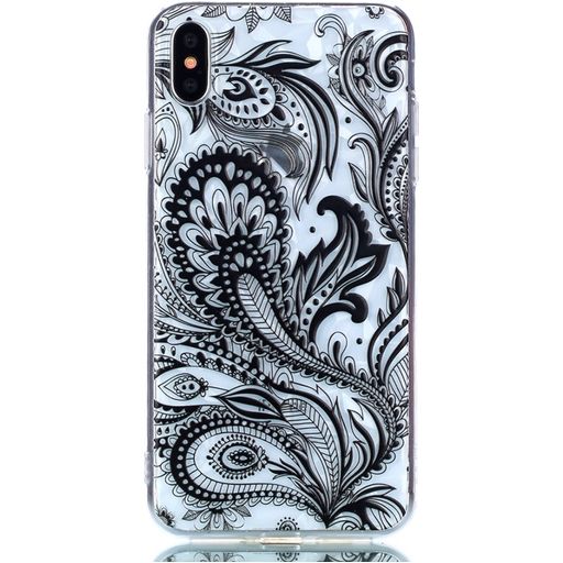 Mobigear Design iPhone XS Max Hoesje Flexibel TPU Backcover - Feniks