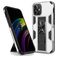 Mobigear Armor Stand iPhone 12 Pro Max Hoesje Hardcase Backcover Shockproof met Standaard - Zilver