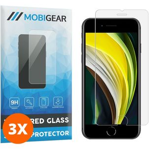 Mobigear iPhone 8 Glazen Screenprotector - Case Friendly (3-Pack)