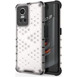 Mobigear Honeycomb Realme GT Neo 3 Hoesje Hardcase Backcover Shockproof - Wit