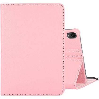 Mobigear DuoStand iPad Mini 7 (2024) Hoes Draaibare Bookcase - Roze