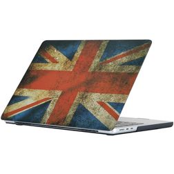 Mobigear Design MacBook Air 15 Inch (2023-2025) Hoes Hardshell Laptopcover MacBook Case - UK Flag - Model A2941 / A3114 / A3241