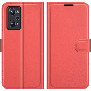 Mobigear Classic Realme GT Neo2 Hoesje Bookcase Portemonnee - Rood