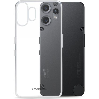 Mobilize Gelly Case Doorzichtig Nothing Phone (2) Pro Hoesje Flexibel TPU Backcover - Transparant