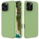 Mobigear Rubber Touch iPhone 16 Pro Siliconen Hoesje Backcover - Groen