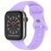 Mobigear Sport Dual Siliconen Apple Watch Bandje Druksluiting - 49/46/45/44 mm - Paars