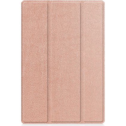 Mobigear Tri-Fold Gel Samsung Galaxy Tab A8 10.5 (2021) Hoes TPU,Kunstleer Bookcase - Roségoud