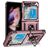 Mobigear Armor Ring Samsung Galaxy Z Flip 5 Hoesje Hardcase Backcover Shockproof met Ringhouder - Roségoud