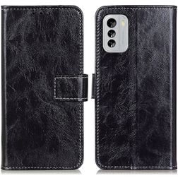 Mobigear Basic Nokia G60 5G Hoesje Bookcase Portemonnee - Zwart