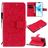 Mobigear Sunflower iPhone 12 Mini Hoesje Bookcase Portemonnee - Rood
