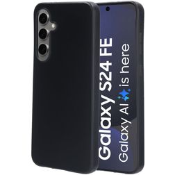 Mobiparts Classic Samsung Galaxy S24 FE Hoesje Flexibel TPU Backcover - Zwart