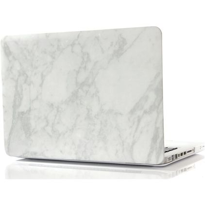 Mobigear Marble MacBook Pro 15 Inch (2008-2012) Hoes Hardshell Laptopcover MacBook Case - Grijs - Model A1260 / A1286