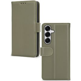 Mobilize Premium Gelly Samsung Galaxy S25 Hoesje Bookcase Portemonnee - Groen