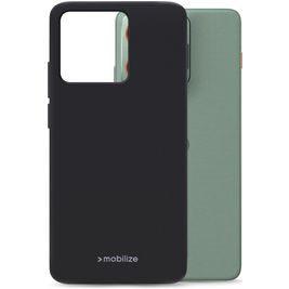 Mobilize Rubber Gelly Motorola Edge 70 Hoesje Flexibel TPU Backcover - Zwart
