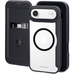 Mobiparts Shield Line iPhone Air MagSafe Hoesje Bookcase - Zwart