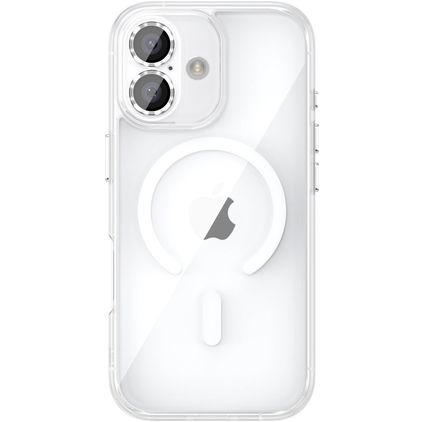 Valenta Trend Doorzichtig iPhone 17 MagSafe Hoesje Hardcase Backcover - Transparant