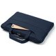 Mobigear Denim Zipper Laptop Schoudertas 13 - 14 inch Laptoptas - Marineblauw