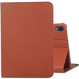 Mobigear DuoStand iPad Mini 6 (2021) Hoes Draaibare Bookcase - Bruin