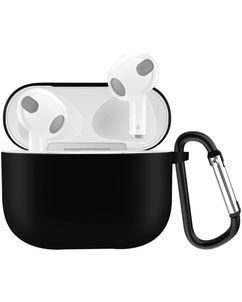 Mobigear Classic Apple AirPods 3 Hoesje Flexibel Siliconen - Zwart