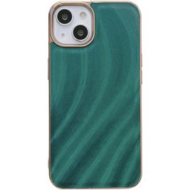Mobigear Wavy iPhone 14 Plus Hoesje Hardcase Backcover - Groen