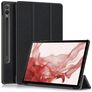 Mobigear Tri-Fold Samsung Galaxy Tab S9 Plus Hoes Bookcase + Stylus Houder - Zwart