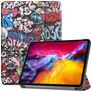 Mobigear Tri-Fold iPad Pro 11 Inch (2021) Hoes Bookcase - Graffiti
