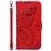 Mobigear Butterfly Samsung Galaxy S25 Hoesje Bookcase Portemonnee - Rood