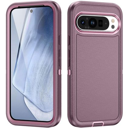 Mobigear Rugged Google Pixel 9 Pro Hoesje Hardcase Backcover Shockproof - Paars