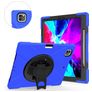 Mobigear SureGrip XGuard iPad Pro 13 Inch (2025) Hoes Hard Kunststof,Siliconen Backcover + Stylus Houder + Schouderband + Standaard - Blauw